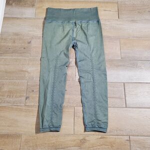 INDIGO THREAD CO LEGGINGS GREEN NYLON/SPANDEX SIZE XL/1X